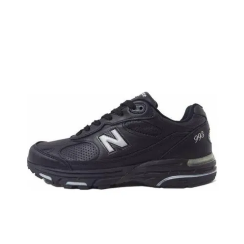 New Balance NB 993 Амортизация Износостойкий Низкий Топ Беговые кроссовки Унисекс Черный