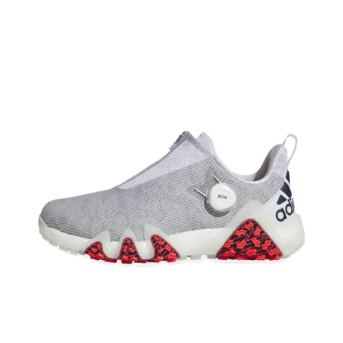 Adidas CodeChaos Slip-resistant Abrasion-resistant Низкий топ Обувь для гольфа Мужская Серый Белый