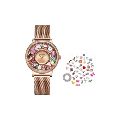 JUNO MALLET Кварцевый механизм Женские часы 36мм*36мм*9мм Золотой