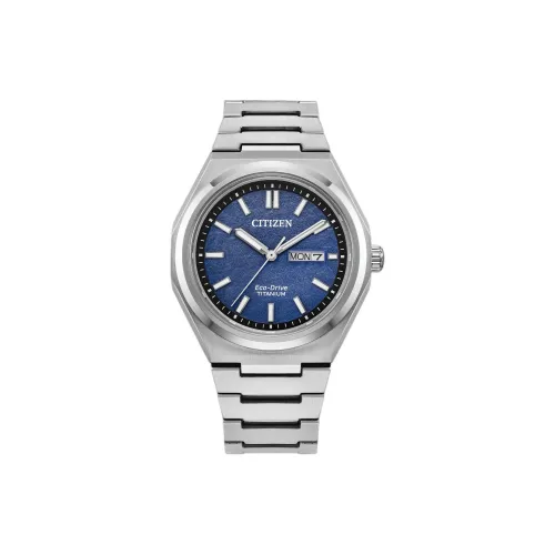 CITIZEN Световой Кварцевый Механизм Мужские Часы Eco Drive Series 39 мм Синий