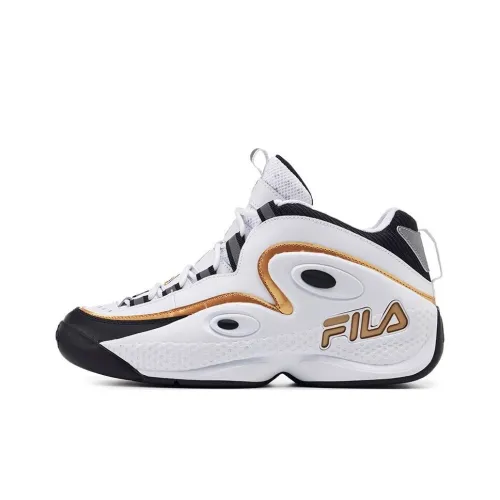 FILA Grant Hill 3 High Топ Беговые кроссовки Мужской Белый