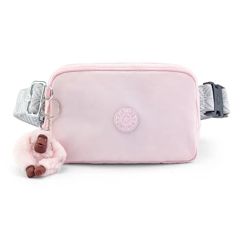 Kipling Поясные сумки Розовая примула Текстильный ремень Пэчворк Женские