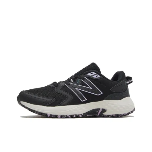 New Balance NB 410 Устойчивый к истиранию Дышащие Низкие Беговые кроссовки Женские Черный Фиолетовый