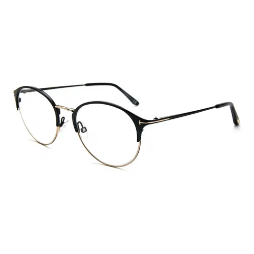 TF Металл Круглые Оправы для очков Унисекс Черный