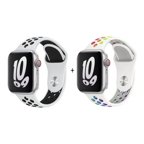 ZHISHENG Ремешок Apple Совместимость Силиконовый Материал 38~49 мм