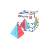 8,9 см четырехуровневая золотая пирамида