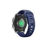 Спортивный силиконовый браслет для часов, полоска [глубокий синий]