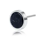 Минималистский стиль, круглые серьги-гвоздики [Звездное небо Ван-Пис]