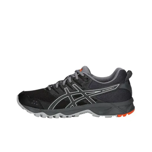 ASICS Gel Sonoma 3 Slip Resistant Abrasion Resistant Breathable Low-Top Беговые кроссовки Женские Черный Серый
