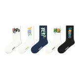 Уличный Граффити Носки Crew B Набор - 5 пар