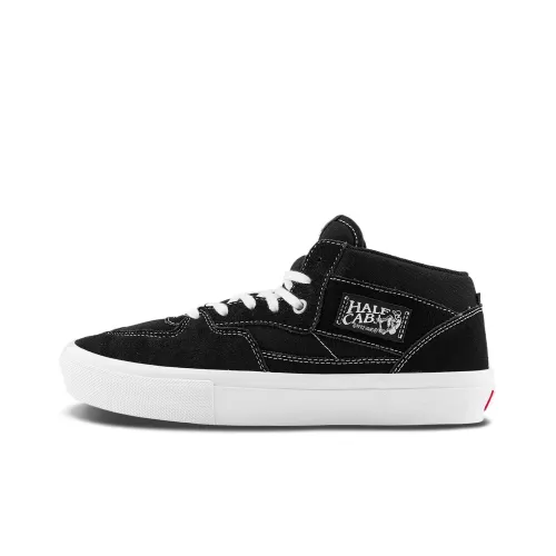 Vans Амортизация Износостойкие Низкие Кроссовки для Скейтбординга Унисекс Черный Белый