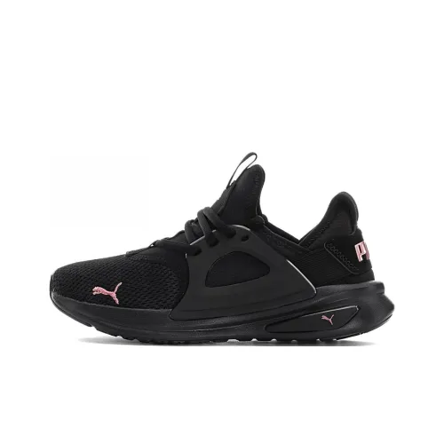 PUMA Softride Enzo Evo противоскользящие низкие беговые кроссовки для женщин черные