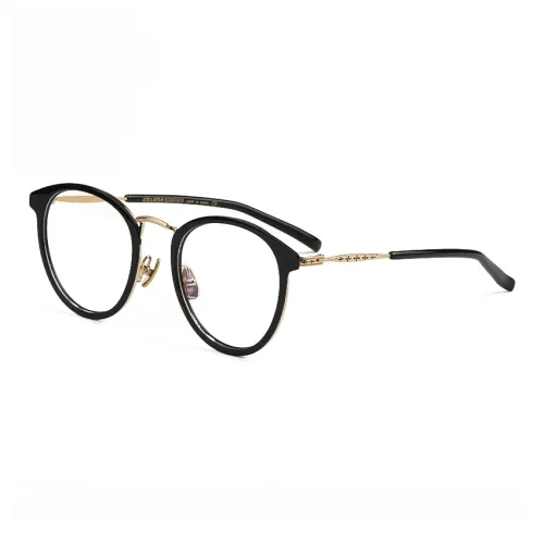 THANKSGIVING Пластина And Металл Пластина And Титановый сплав Круглые Оправы для очков Унисекс