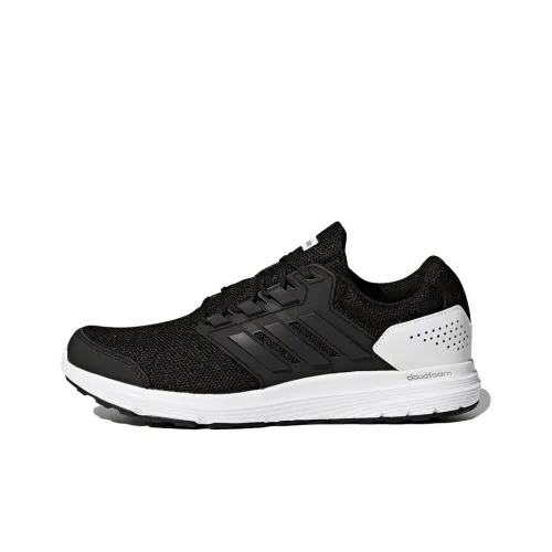 Adidas Galaxy 4 M Slip-resistant Abrasion-resistant Low Top Marathon Running Shoes Men's White Black Adidas Galaxy 4 M Противоскользящий Устойчивый к истиранию Низкий Топ Марафон Беговые Кроссовки Мужские Белый Черный