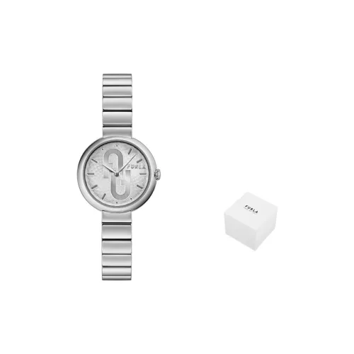 Furla HERITAGE Series Женские часы Кварцевый механизм Ремешок из нержавеющей стали 32 мм Серебристый циферблат