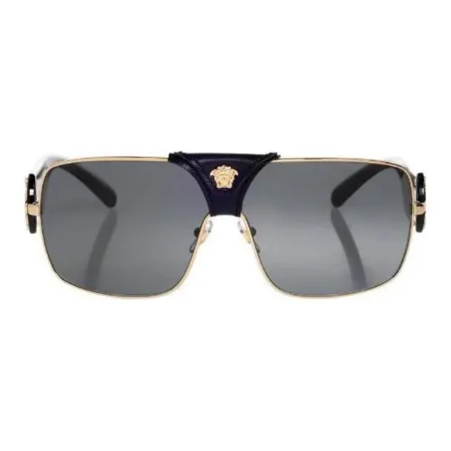 VERSACE Aviator Солнцезащитные очки Мужские Золотые