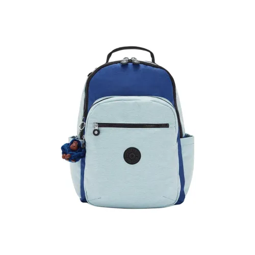 Kipling Полиэстер Рюкзак Большой Мужской Джинсовый Синий