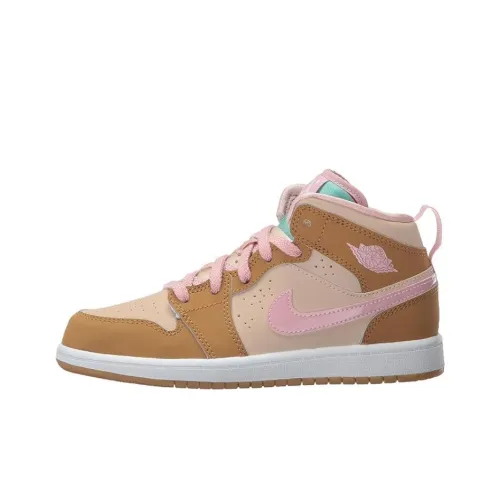 Jordan Air Jordan 1 Ретро Lola Bunny Высокие Топы Винтажные Баскетбольные Кроссовки GS Коричневый