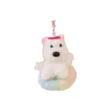 Вест-хайленд плюшевый стиль позиционирования [Белый и красный солнцезащитные очки]