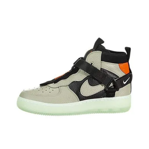 Nike Air Force 1 Utility MID Топ Скейтборд Кроссовки Женские Черный Зеленый