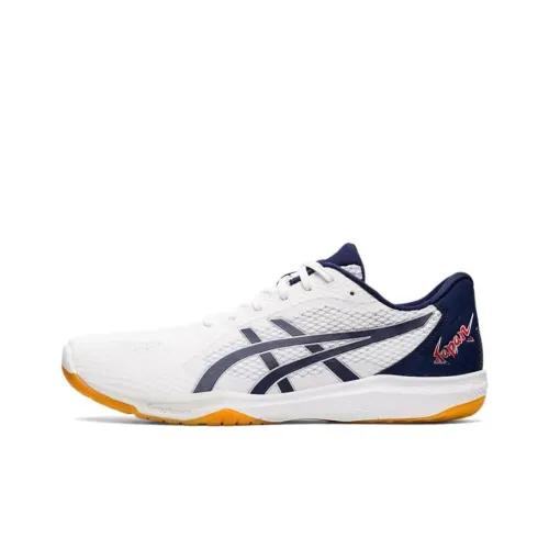 Asics Japan L Low Топ Беговые кроссовки Унисекс Белый Синий
