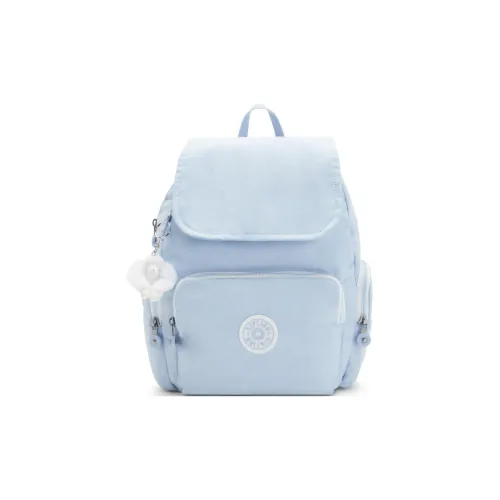 Kipling Переработанный полиамид Рюкзак Маленький Унисекс Морозно-голубой