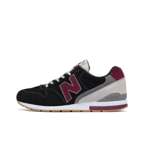 New Balance NB 996 Low Топ Беговые кроссовки Мужские Черные Фиолетовые