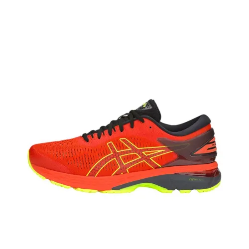 Asics Gel Kayano 25 Low Топ Беговые кроссовки Мужские Красные