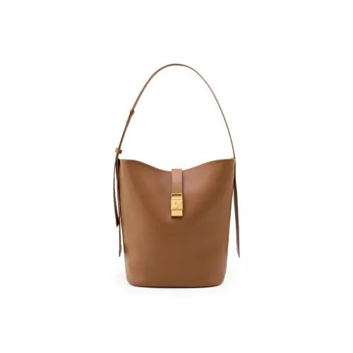 HE BAO BAO Сумка из коровьей кожи ведрообразной формы с большой вместимостью плечевая сумка женская черная коричневая