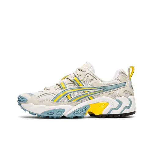 Asics Gel Nandi OG Амортизация Низкий Топ Беговые кроссовки Унисекс Белый Желтый Синий