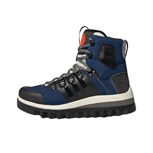 Stella McCartney x Adidas Eulampis Boot Slip-Resistant Abrasion-Resistant High Top Hiking Shoe Women's Blue Stella McCartney x Adidas Eulampis Boot Slip-Resistant Abrasion-Resistant Высокий Топ Походная Обувь Женская Синяя