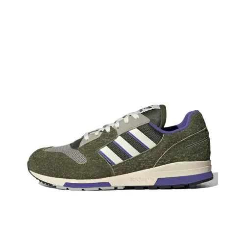 Adidas Originals ZX 1000 ZX 420 Slip-resistant и дышащий низкий топ повседневная обувь унисекс зеленый фиолетовый