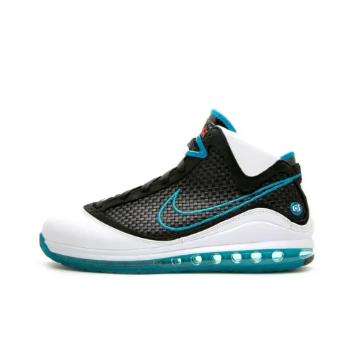 Nike Lebron 7 Red Carpet Shock Absorbers Slip-Resistant Low Top Vintage Basketball Shoes Men's Black White Blue Найк Леброн 7 Ред Карпет Шок Абсорберз Слип-Резистент Низкий Топ Винтажные Баскетбольные Кроссовки Мужские Черный Белый Синий