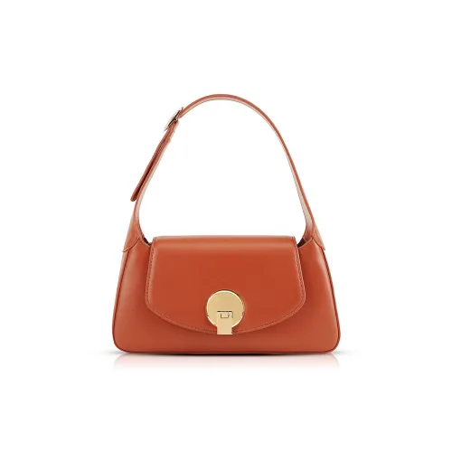 Unitude Сумка через плечо из коровьей кожи женская ягодно-красного цвета