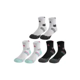 1 комплект, 3 упаковки (Черный Розовый + Белый Розовый Зеленый + Белый Черный)