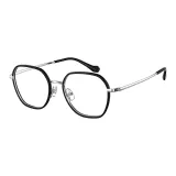 H82602C1/9B Яркий черный + Тонкий брушированный серебряный