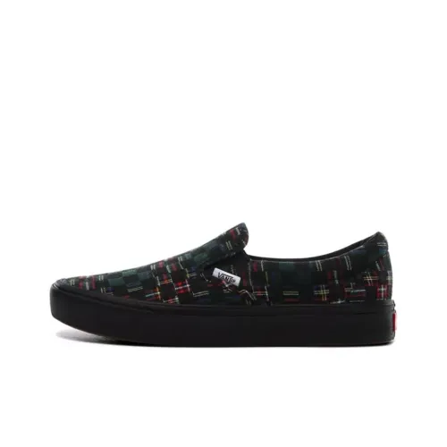 Vans Slip On Series Low Топ Скейтборд Кроссовки Унисекс Черный