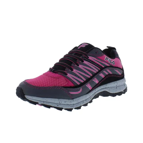 FILA Evergrand TR 21 Амортизация Износостойкий Низкий Топ Повседневная Обувь Женская Розовая Серый