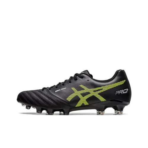 Asics DS LIGHT X FLY Pro Амортизация Износостойкие футбольные бутсы для мужчин черные и желтые