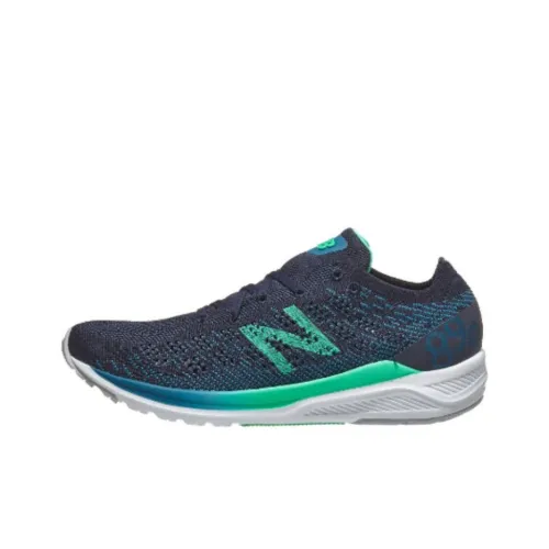 New Balance NB 890 Low Топ Марафон Беговые кроссовки Женские Синий Зеленый