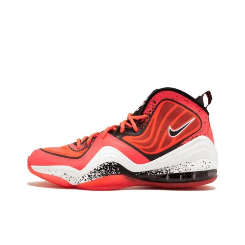 Nike Penny Anti-slip Легкий Высокий Топ Винтажные Баскетбольные Кроссовки Мужские Красные