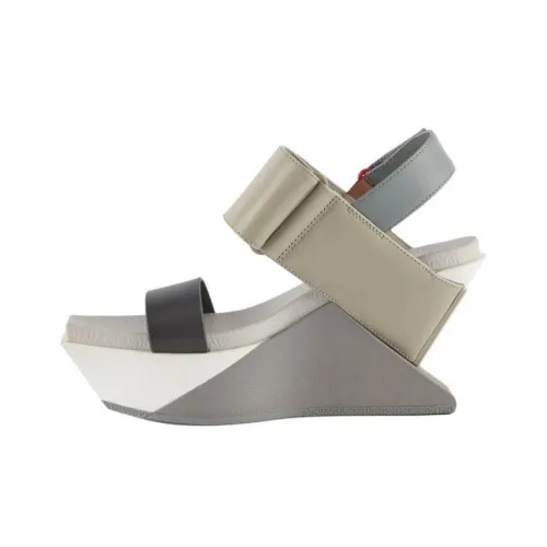 UNITED NUDE DELTA Wedge one Ремень Сандалии 10 см Женские Серый