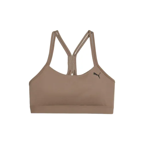 Puma Studio Yoga Series Земляной умбровый Женские Бюстгальтеры