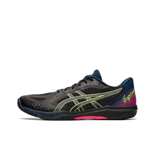 Asics Japan L Low Топ Беговые кроссовки Унисекс Черный Желтый