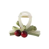 Вишня, заколка-краб [Абрикос]