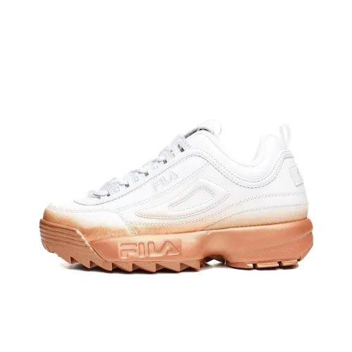 FILA Disruptor 2 Low Топ Беговые кроссовки Женские Белые