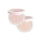 【2 коробки】02 Мягкий Фокус Кожа Тон + 03 Матовый Натуральный Кожа Тон + Розовый*2