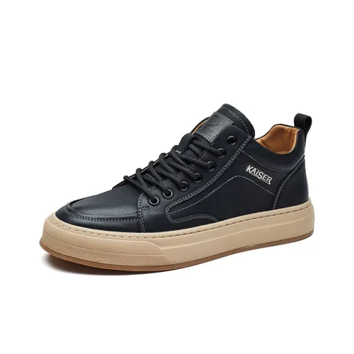 Скайтерские кроссовки Kaiser Low Top черные мужские