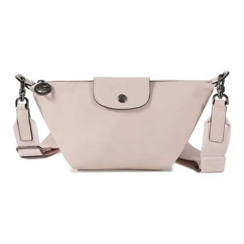 LONGCHAMP Le Pliage Xtra Корова Кожа Пельменная Сумка Сумка через плечо Сумка для женщин Нюдов Розовый