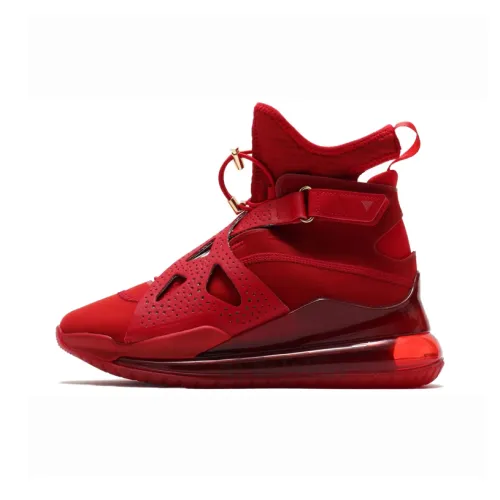 Jordan Air Latitude 720 Нескользящий Легкий Высокий Топ Повседневная Обувь Женская Красная